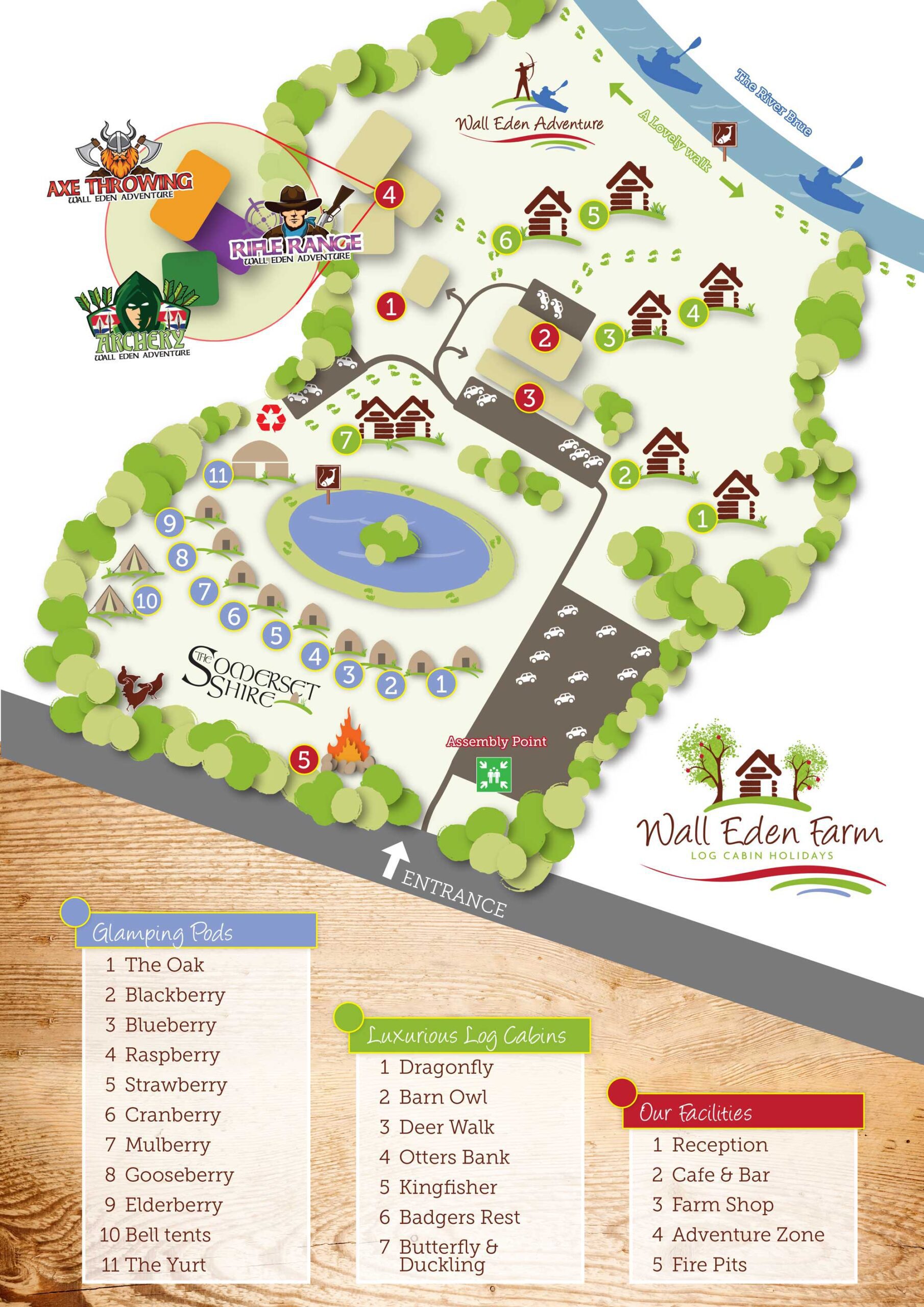 Wall Eden Farm Map Wall Eden Farm